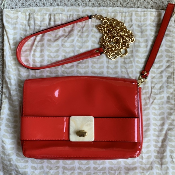 🍅 Orla Kiely patent leather bag Rare joy - Picture 5 of 5